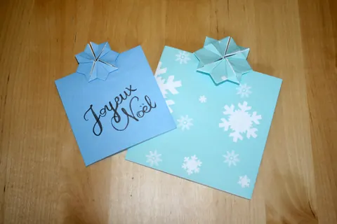 Snowflake card by Katrin and Yuri Shumakov