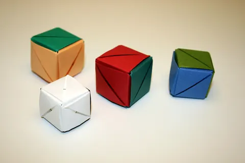 Magic Rose Cube by Valerie Vann