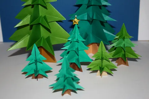 Mini Christmas tree place card