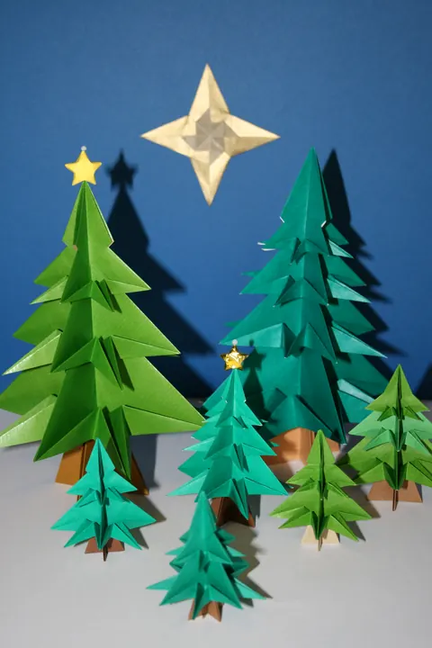 Mini Christmas tree place card